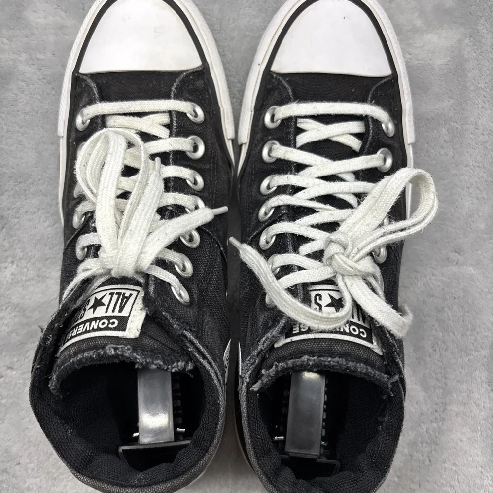 Converse Chuck Taylor All Star Madison Mid Womens Sz 7.5 Canvas Black 563512F